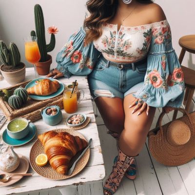 Brunch outfit for plus size ladies