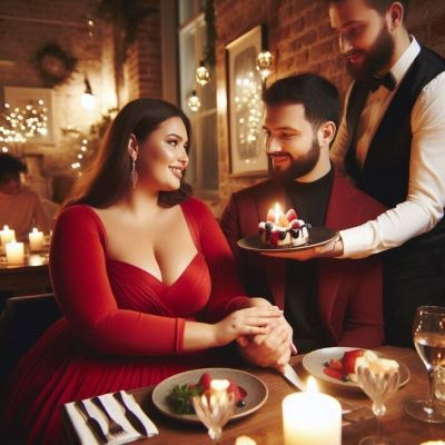 A memorable date night plus size