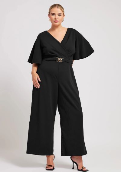 Yours plus size jumpsuit in black