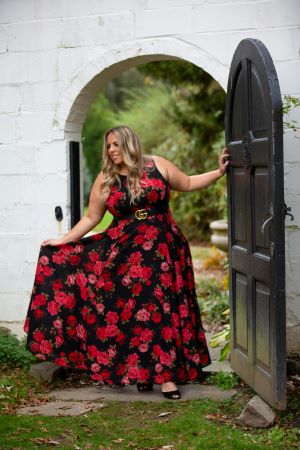 Maxi floral dress for day out